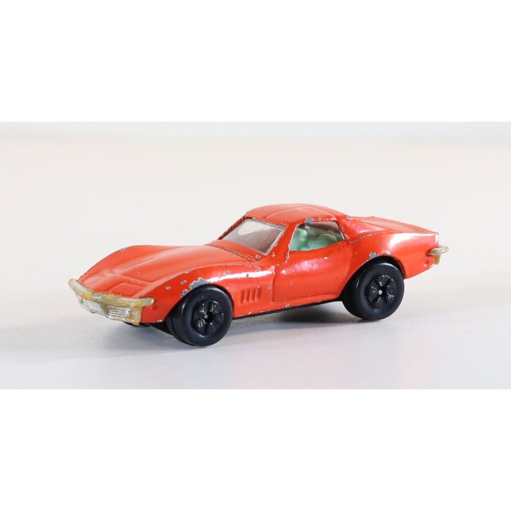 Vintage Playart Chevrolet Corvette Stingray Orange 1:64 Diecast Car